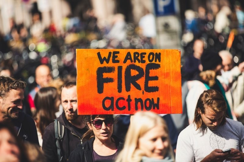 We Are On Fire Sign, Photo by Markus Spiske, Unsplash
